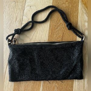 Elegant Black Beaded purse bag clutch